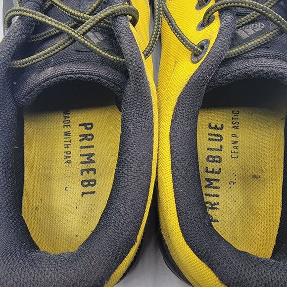 Adidas Five Ten Freerider Pro Mens 10.5 Black Yellow Flat Mountain Bike Shoes - Picture 6 of 13